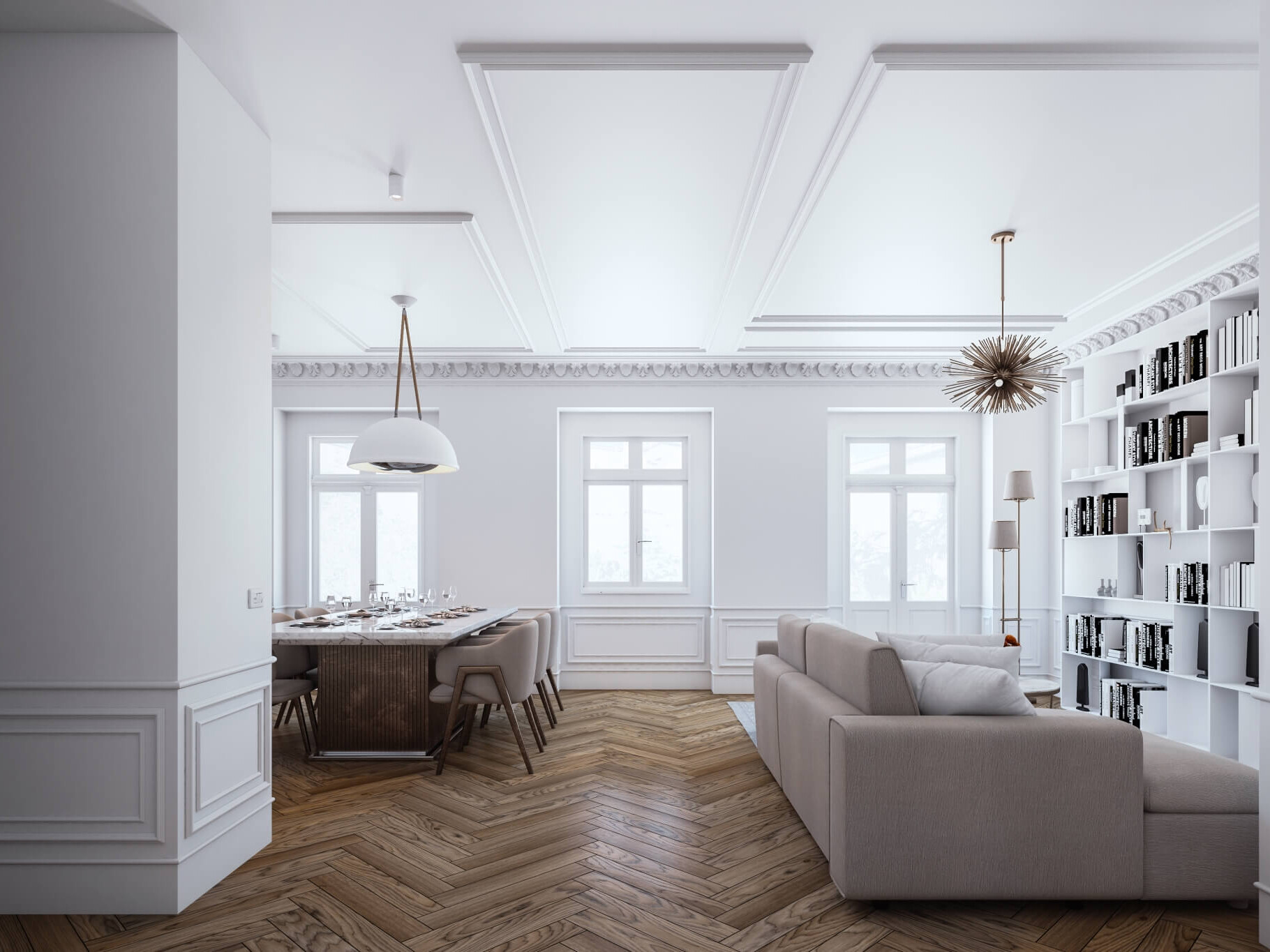 Royal immobili vittorioemanuele soggiorno classico rendering interni archivision studio 7 Royal immobili vittorioemanuele soggiorno classico rendering interni archivision studio